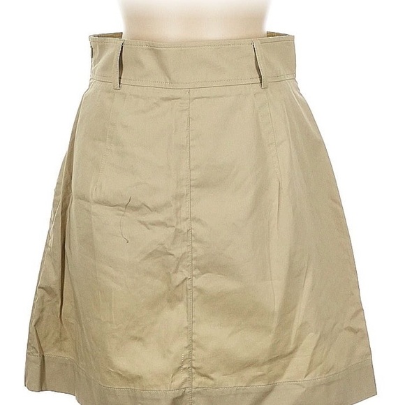 Goop Classic Tan Midi Skirt size 6 - Picture 2 of 5